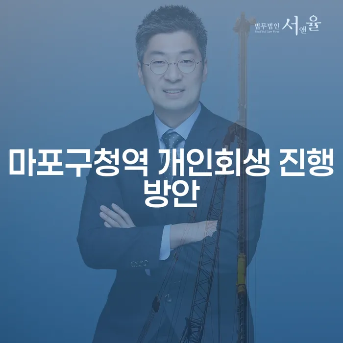 마포구청역 개인회생 진행방안