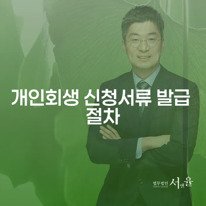 개인회생 신청서류 발급 절차가 궁금하신가요?