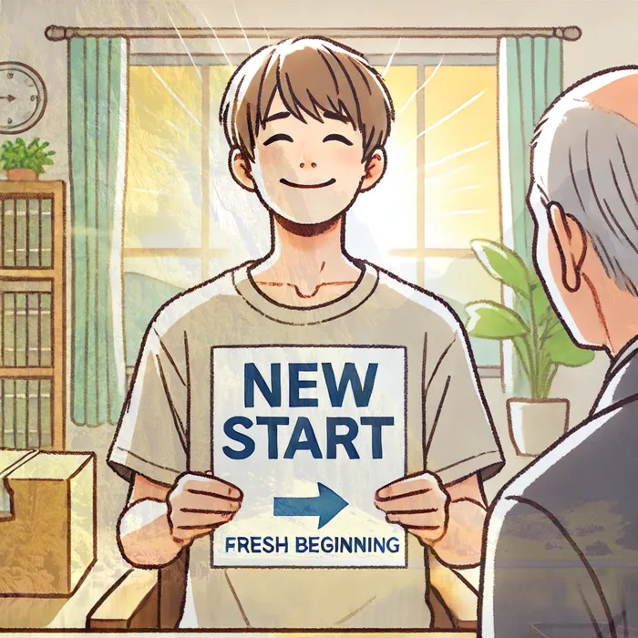 개인파산과 비교