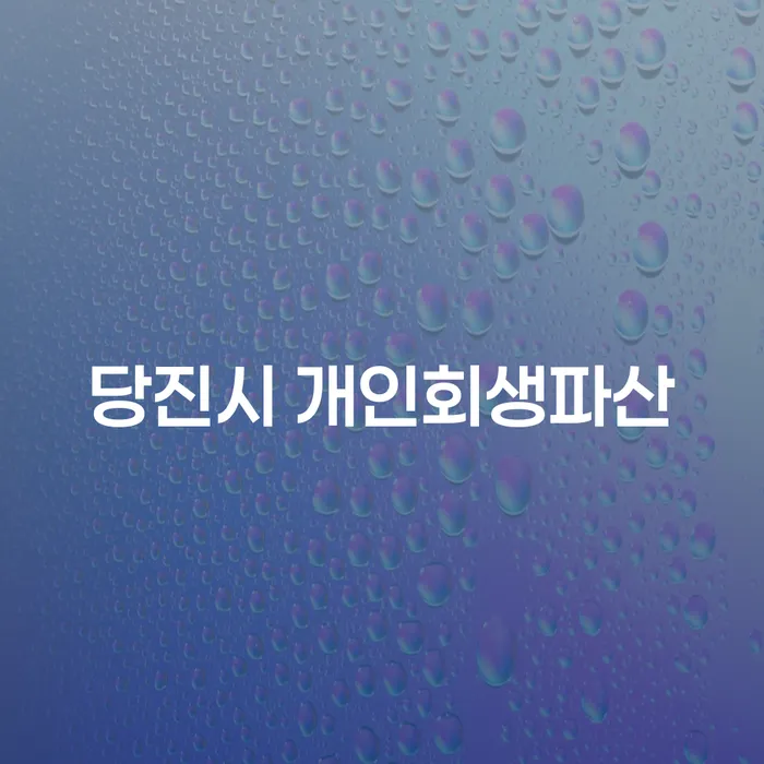 당진시에서 개인회생파산을 신청할 때 알아야 할 모든 것, 궁금하신가요?