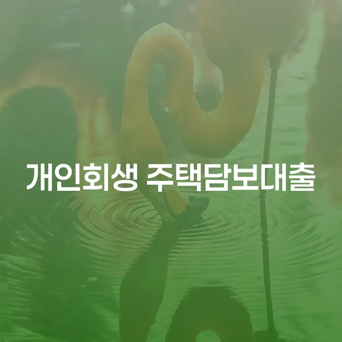 개인회생 주택담보대출, 지금이 최적의 시기일까요?